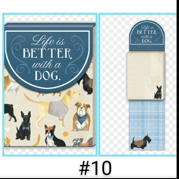 NOTEPAD DOGS Frenchie Bulldog Terrier Dachshund Corgi Chihuahua Golden Shih Tzu - Picture 11 of 14